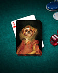 'The Victorian Princess' Personalized Pet Playing Cards