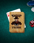 'The Wanted' Personalized Pet Playing Cards