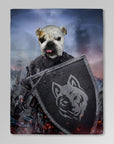'The Warrior' Personalized Pet Blanket