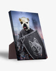 'The Warrior' Personalized Pet Standing Canvas