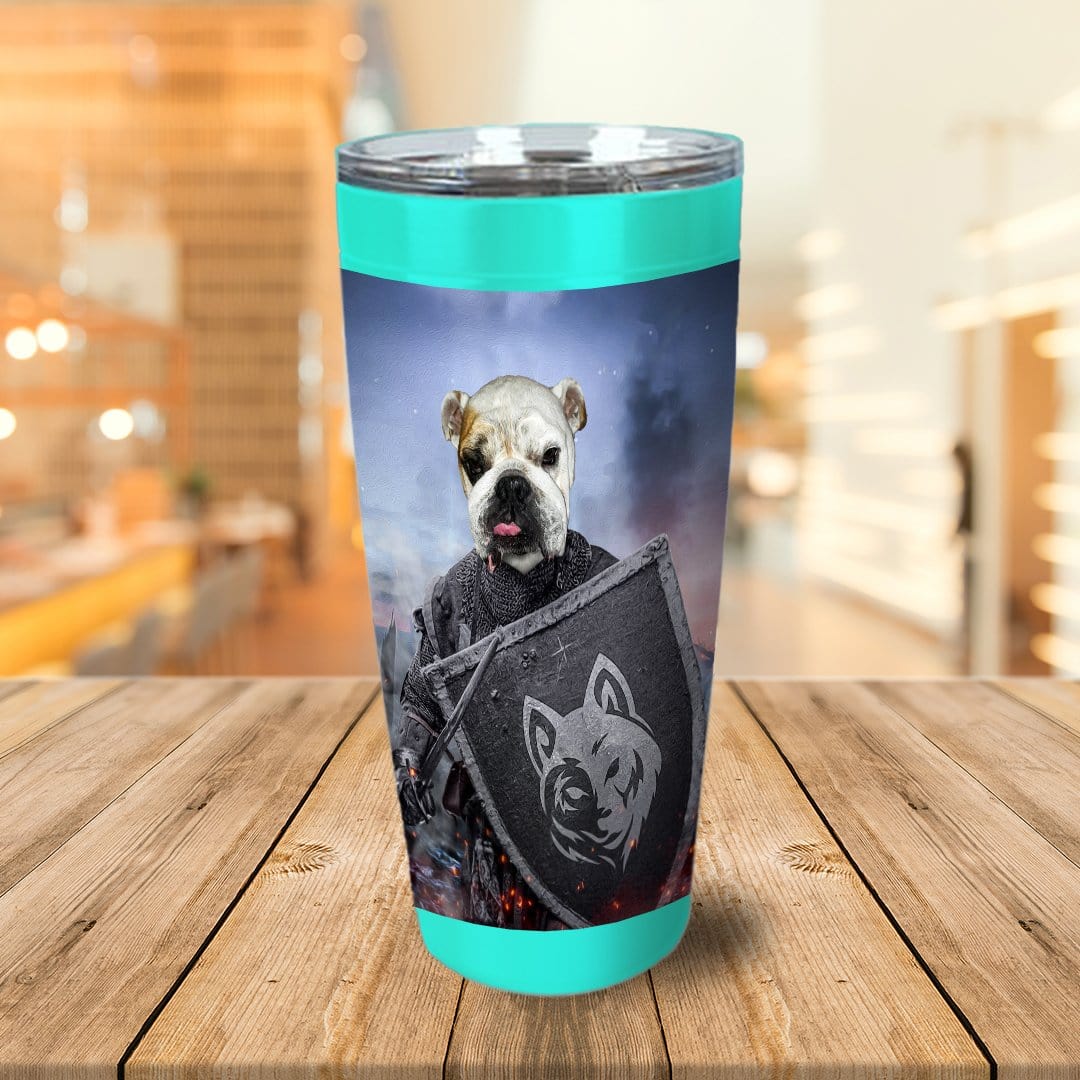&#39;The Warrior&#39; Personalized Tumbler