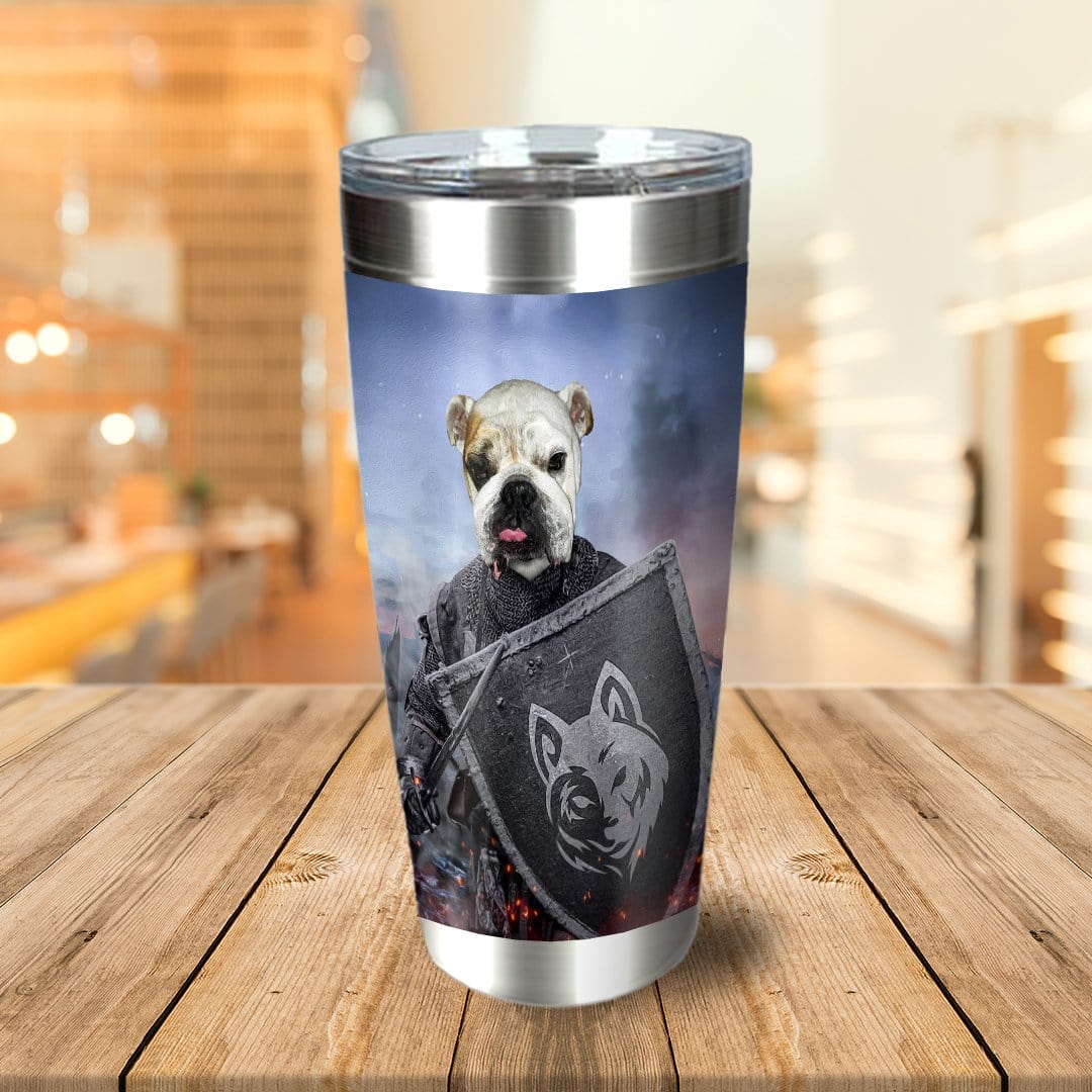 &#39;The Warrior&#39; Personalized Tumbler