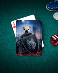 'The Warrior' Personalized Pet Playing Cards