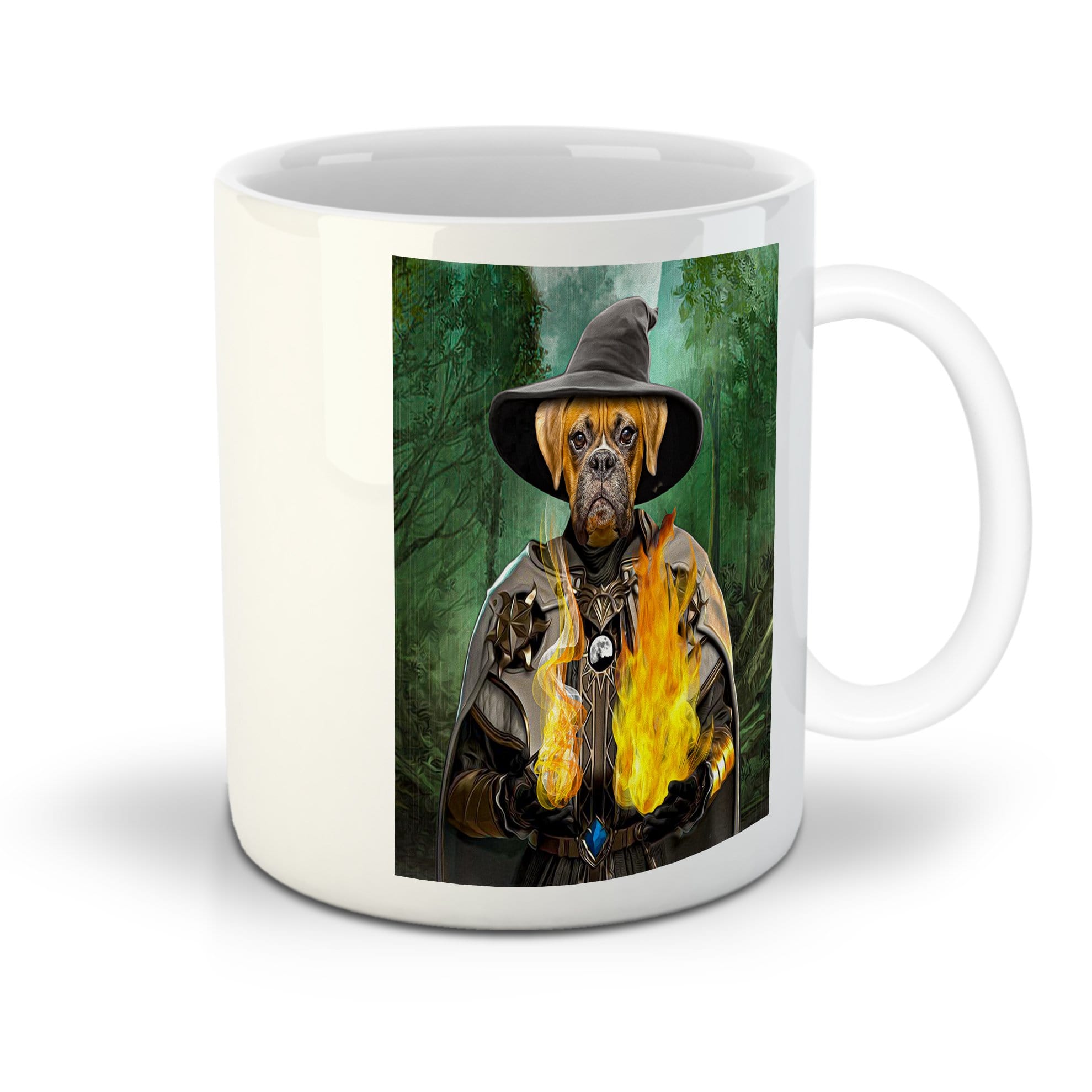 &#39;The Wizard&#39; Personalized Pet Mug