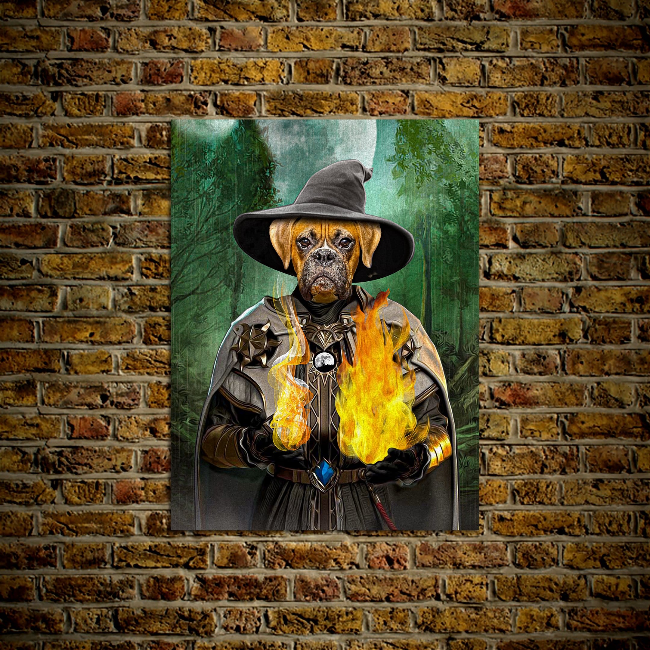 &#39;The Wizard&#39; Personalized Pet Poster