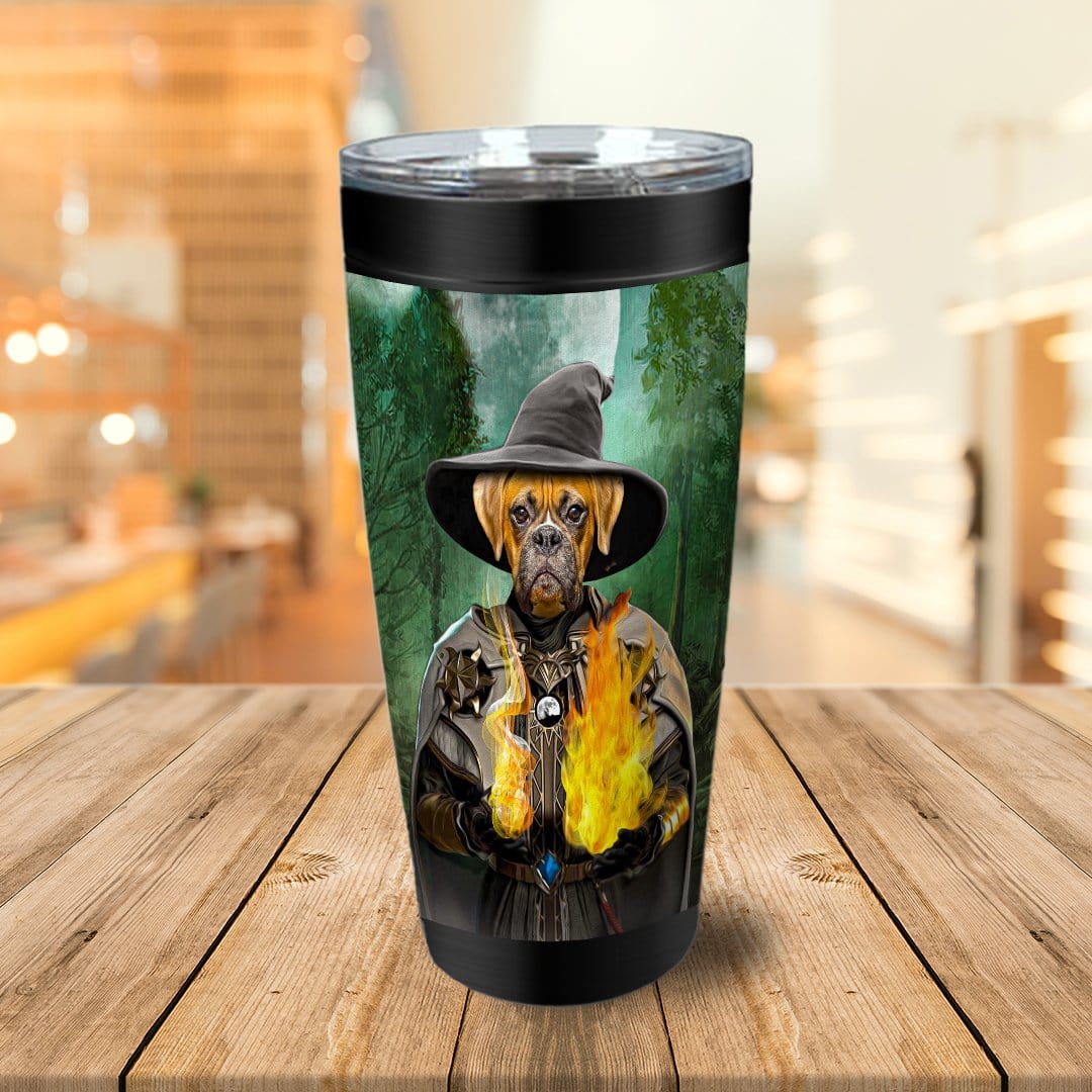 &#39;The Wizard&#39; Personalized Tumbler