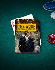'The Woof of Wall Street' Personalized Pet Playing Cards