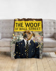 'The Woof of Wall Street' Personalized Pet Blanket