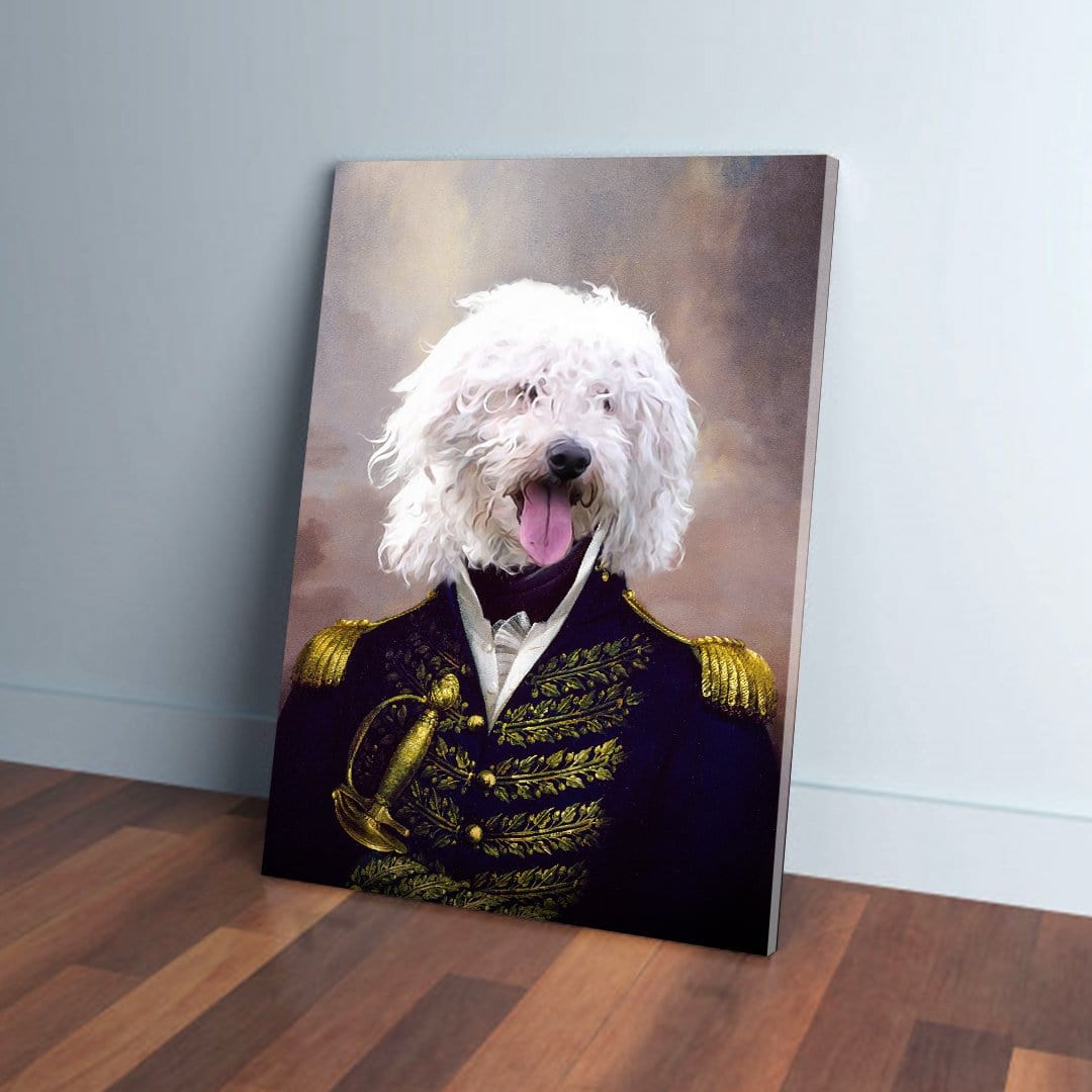 El Almirante: Lienzo personalizado para mascotas