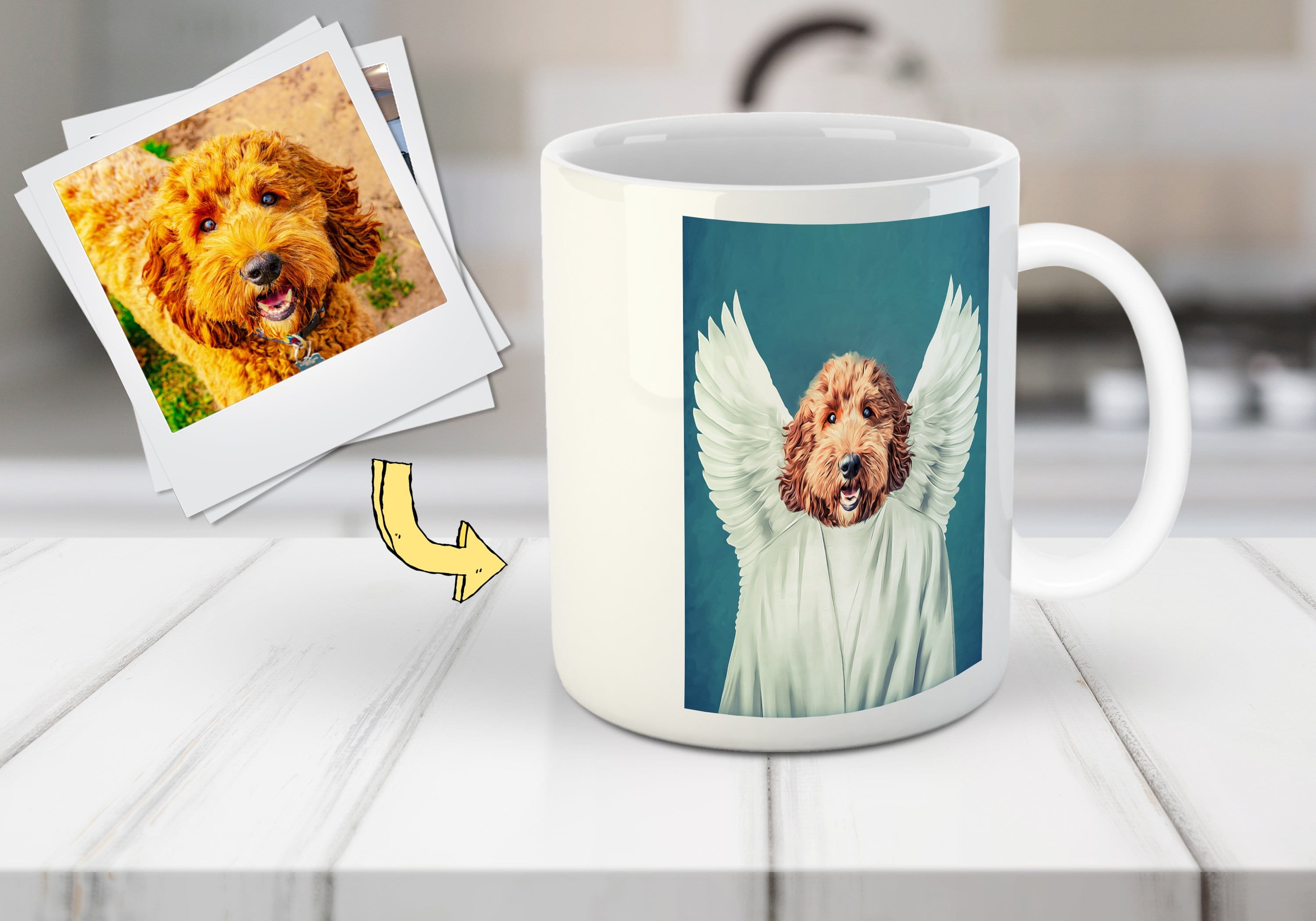 The Angel Custom Pet Mug