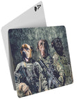 'The Army Veterans' Personalized 3 Pet Playing Cards