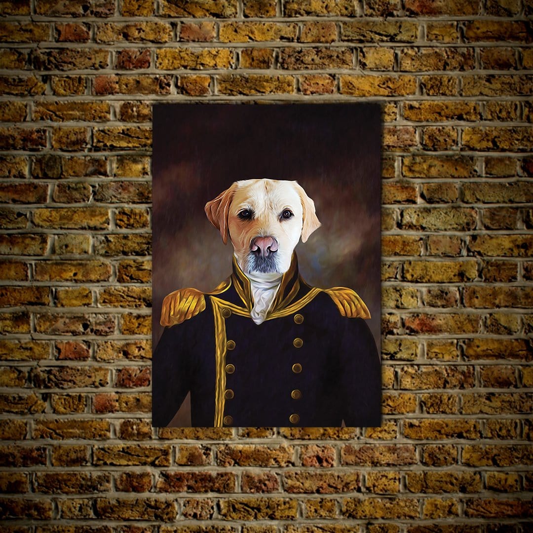 El Capitán: Póster de perro personalizado