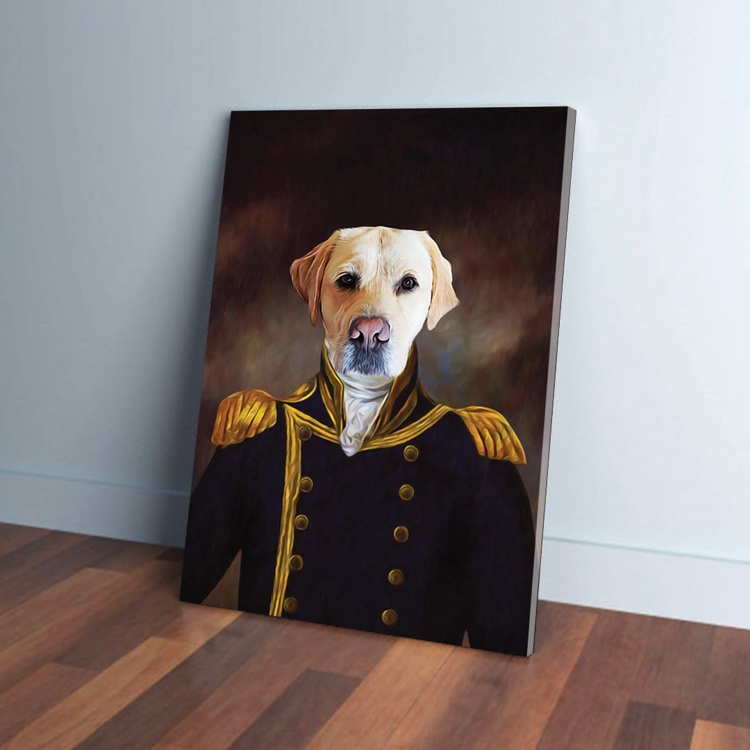 The Captain: Personalized Pet Canvas