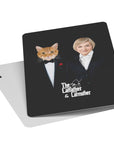 'The Catfather & Catmother' Personalized 2 Pet Playing Cards