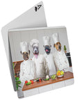 'The Chefs' Personalized 4 Pet Playing Cards