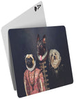 'The Duke Family' Personalized 3 Pet Playing Cards