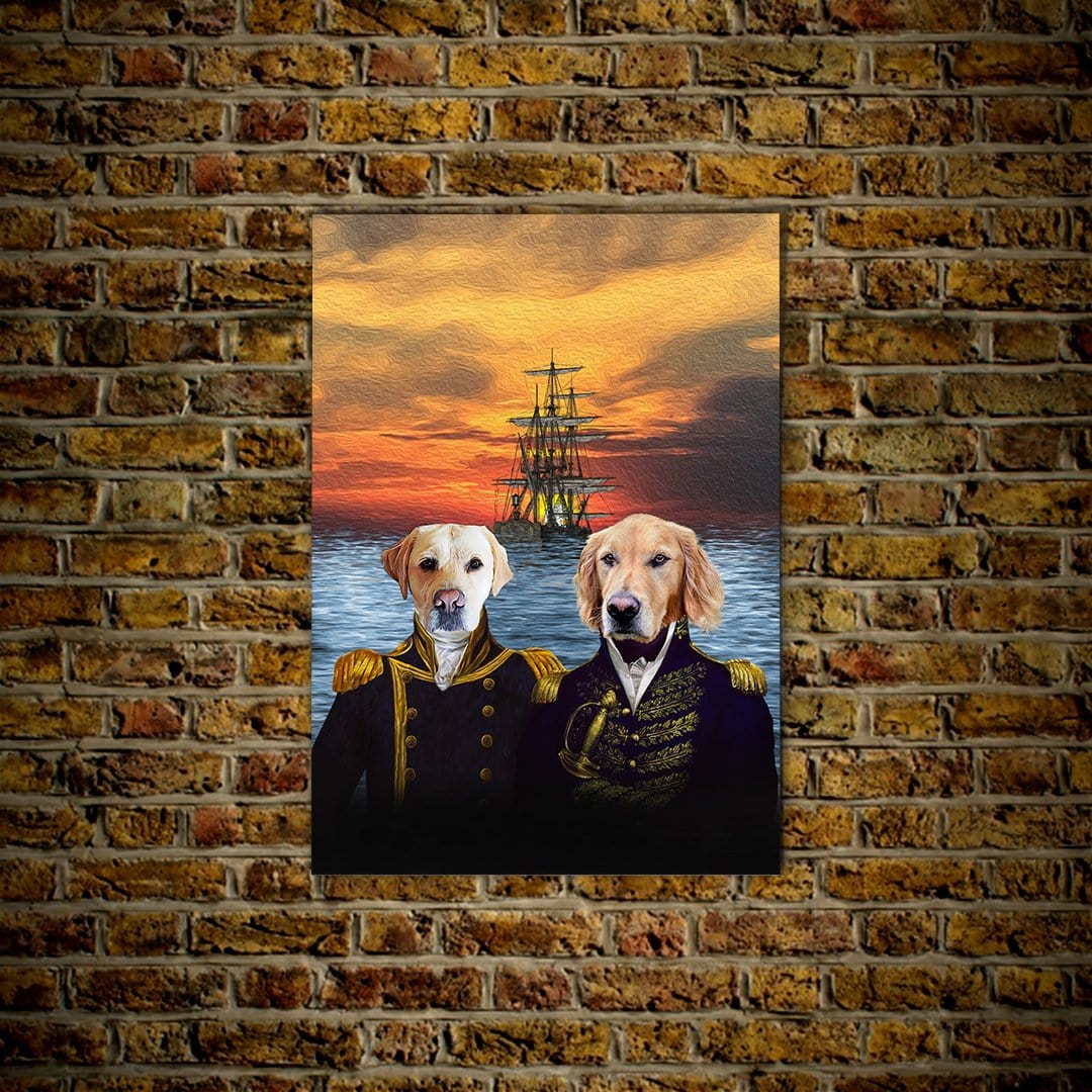 The Explorers: Personalized 2 Pet Poster