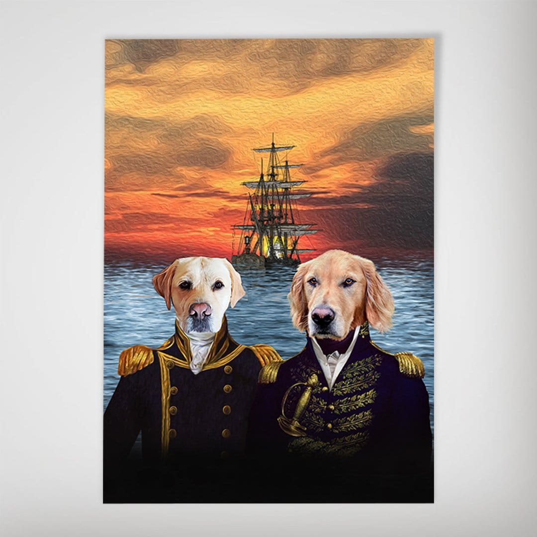 The Explorers: Personalized 2 Pet Poster