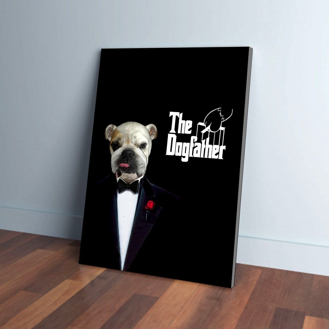 The Dogfather: Personalized Pet Canvas