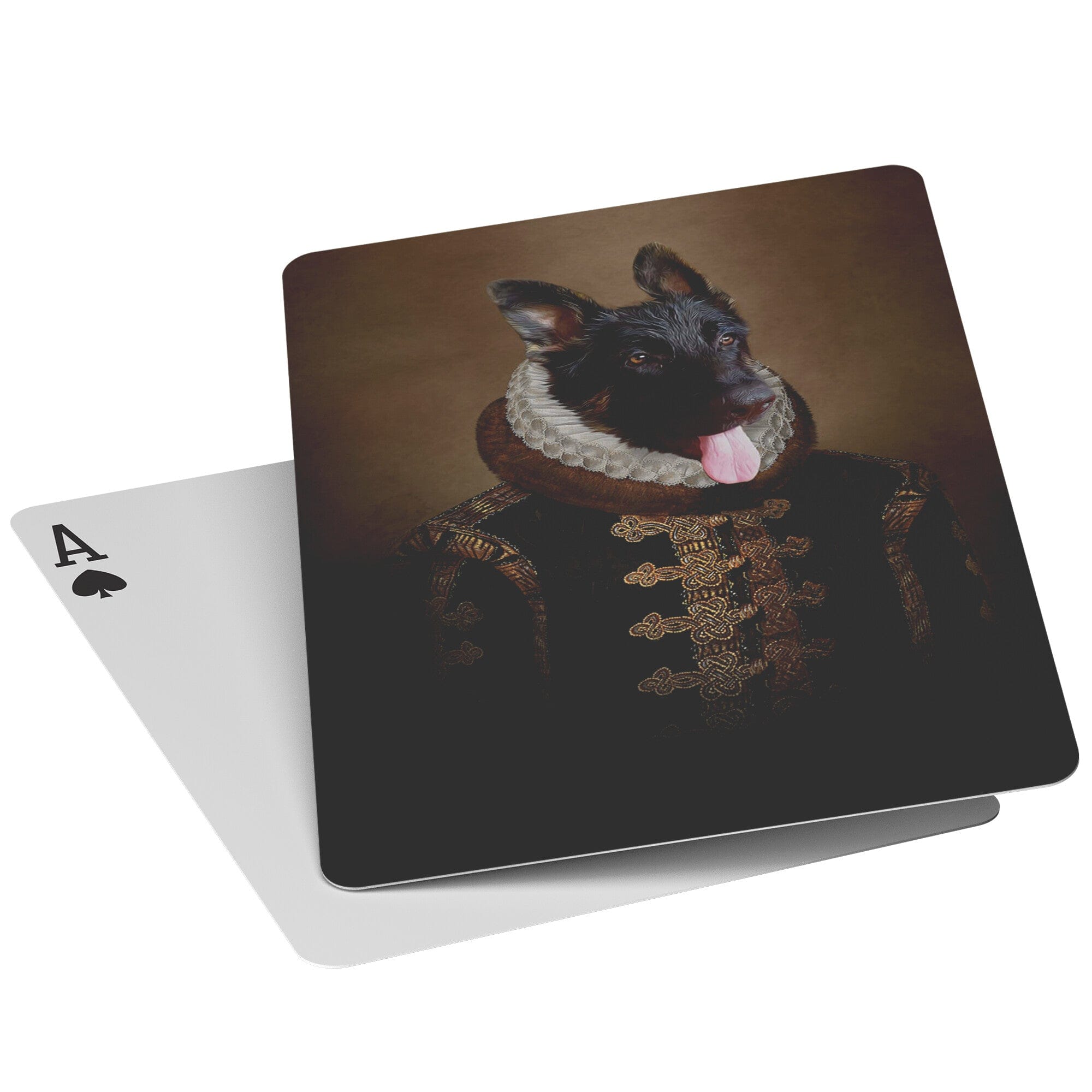 &#39;The Duke&#39; Personalized Pet Playing Cards