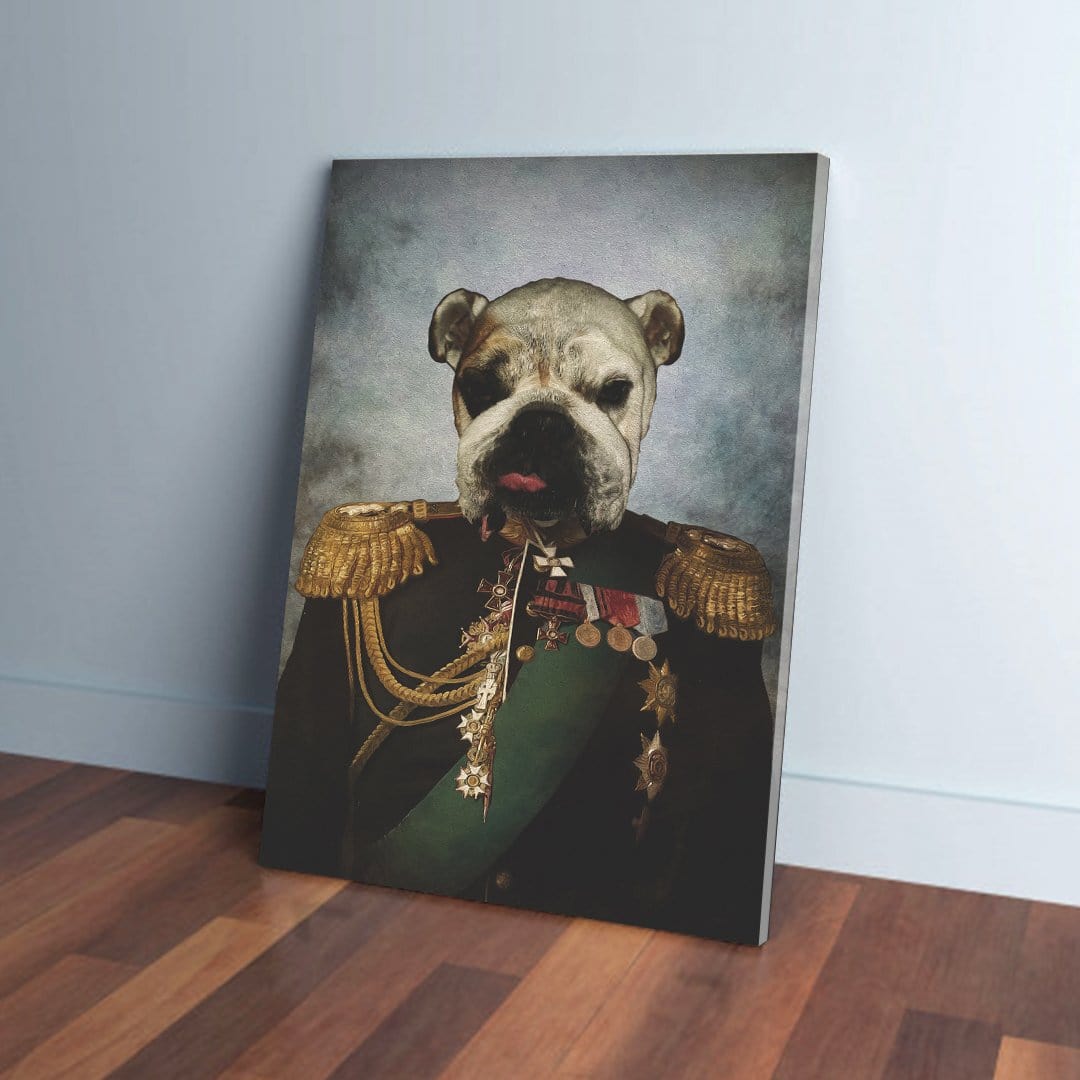 El General: Lienzo personalizado para perros