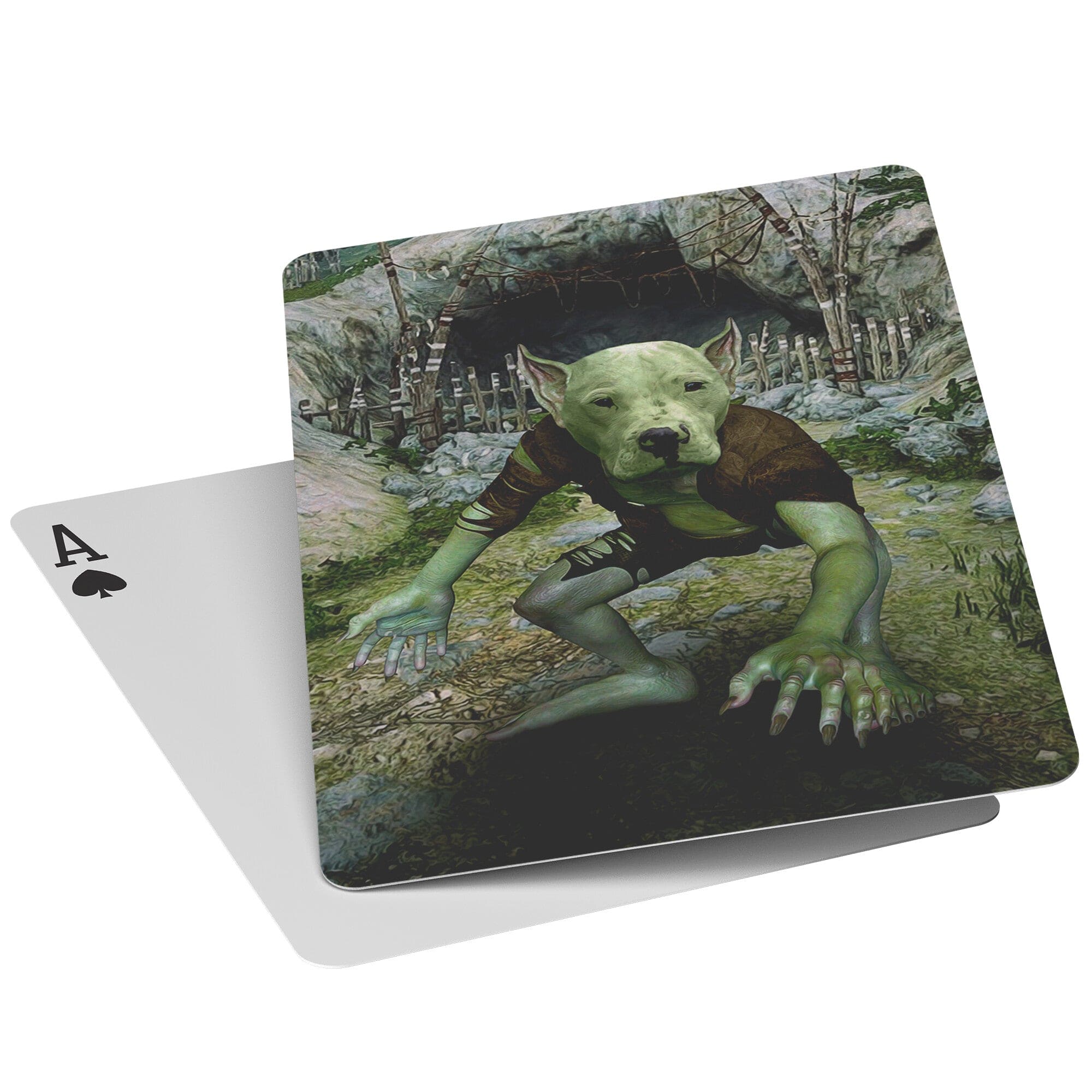 &#39;The Goblin&#39; Personalized Pet Playing Cards