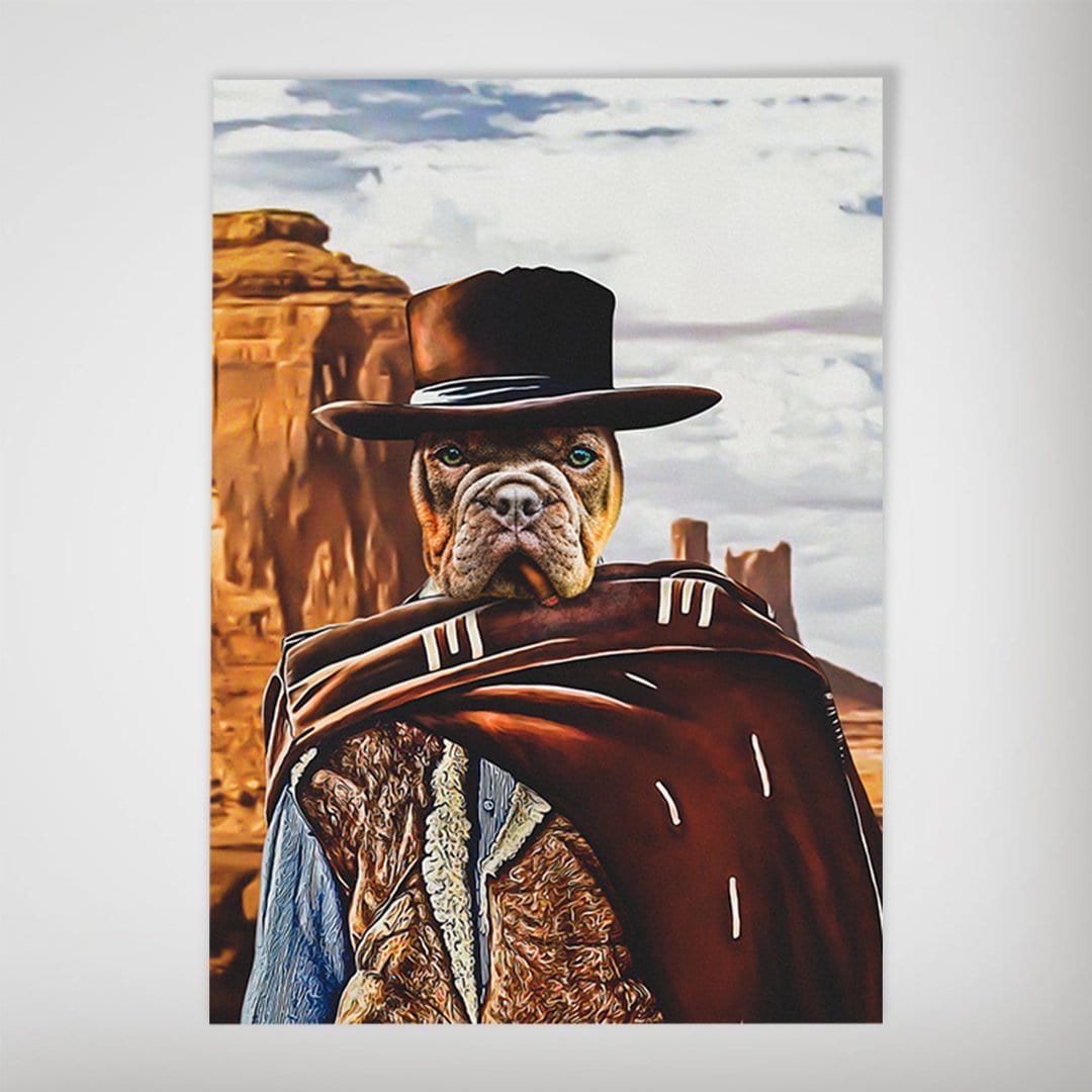 'The Good the Bad and the Furry' Personalized Pet Poster