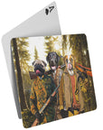 'The Hunters' Personalized 3 Pet Playing Cards