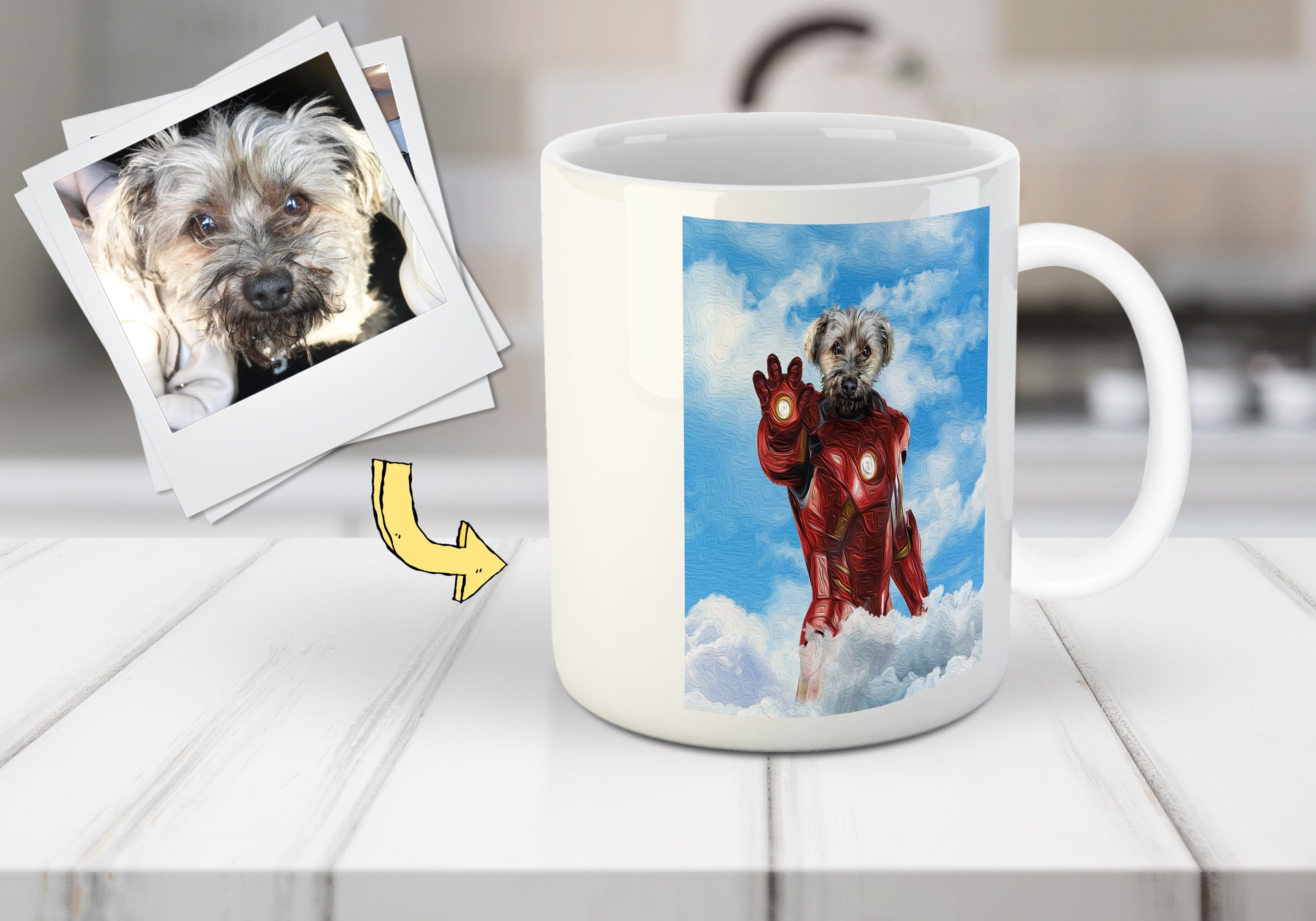 &#39;The Iron Doggo&#39; Personalized Mug