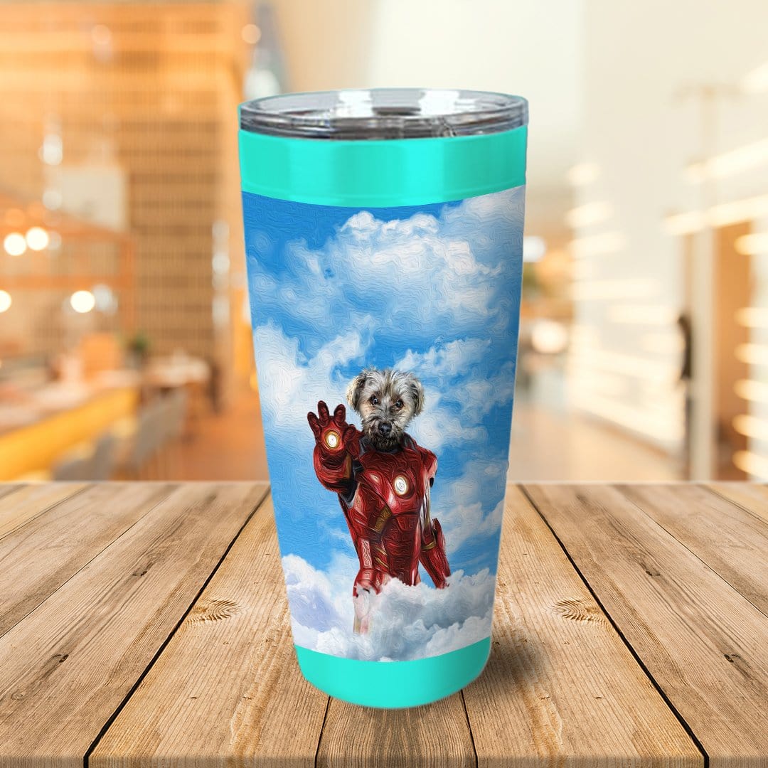 El vaso personalizado Iron Doggo
