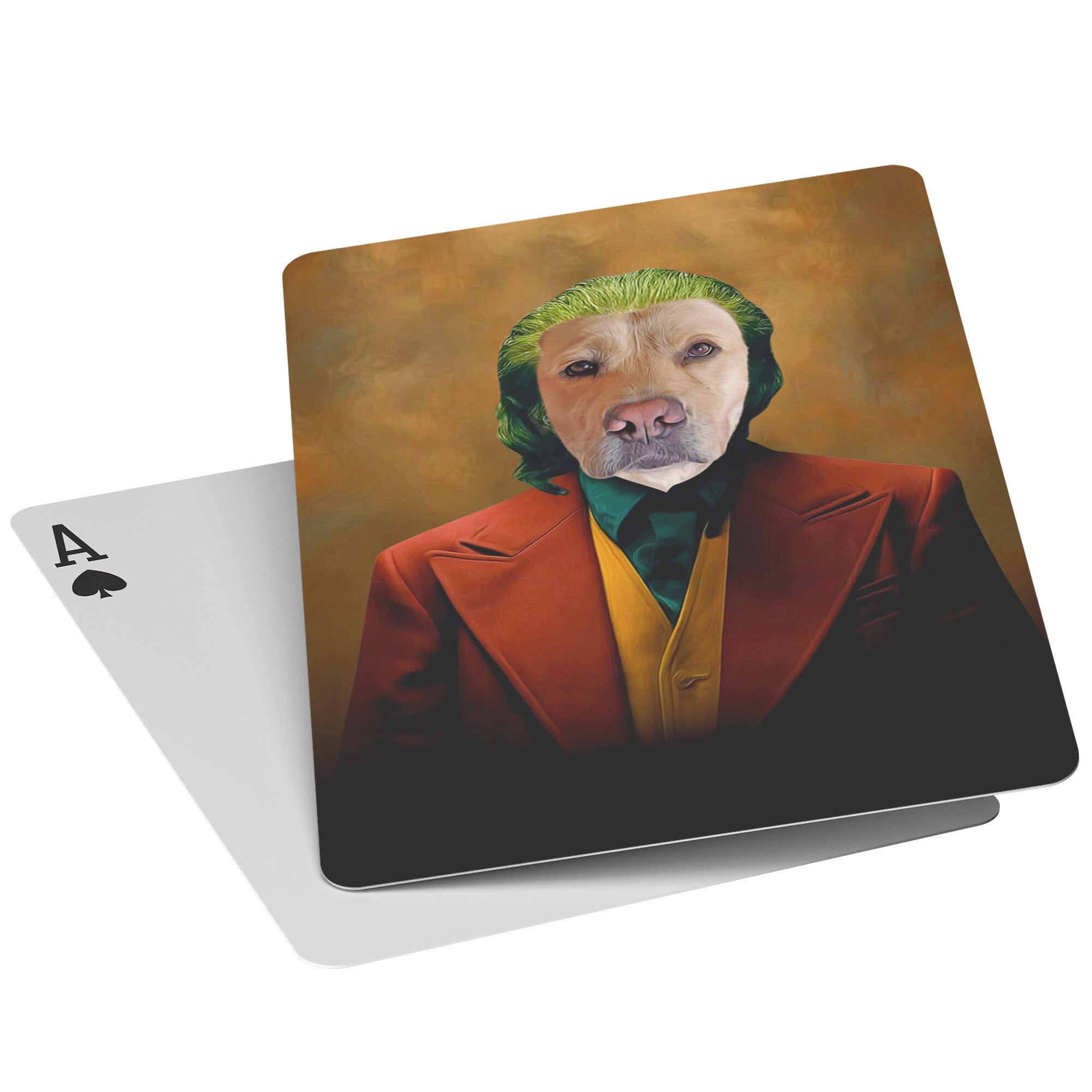 &#39;The Joker&#39; Personalized Pet Playing Cards