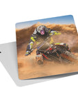 'The Motocross Rider' Personalized Pet Playing Cards