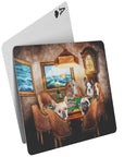 'The Poker Players' Personalized 5 Pet Playing Cards