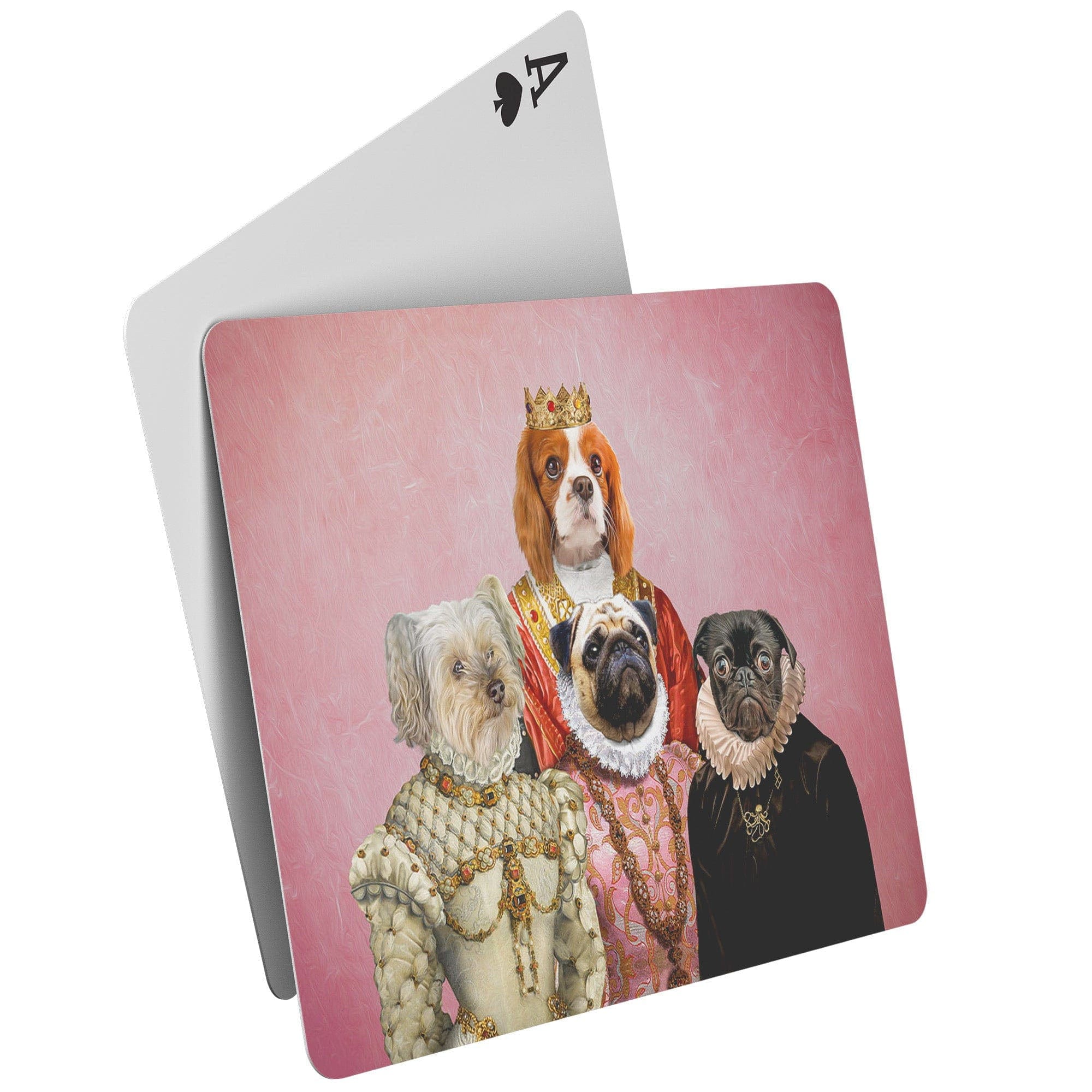 Naipes personalizados para mascotas &#39;The Royal Ladies&#39;
