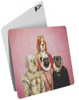 Naipes personalizados para mascotas 'The Royal Ladies'