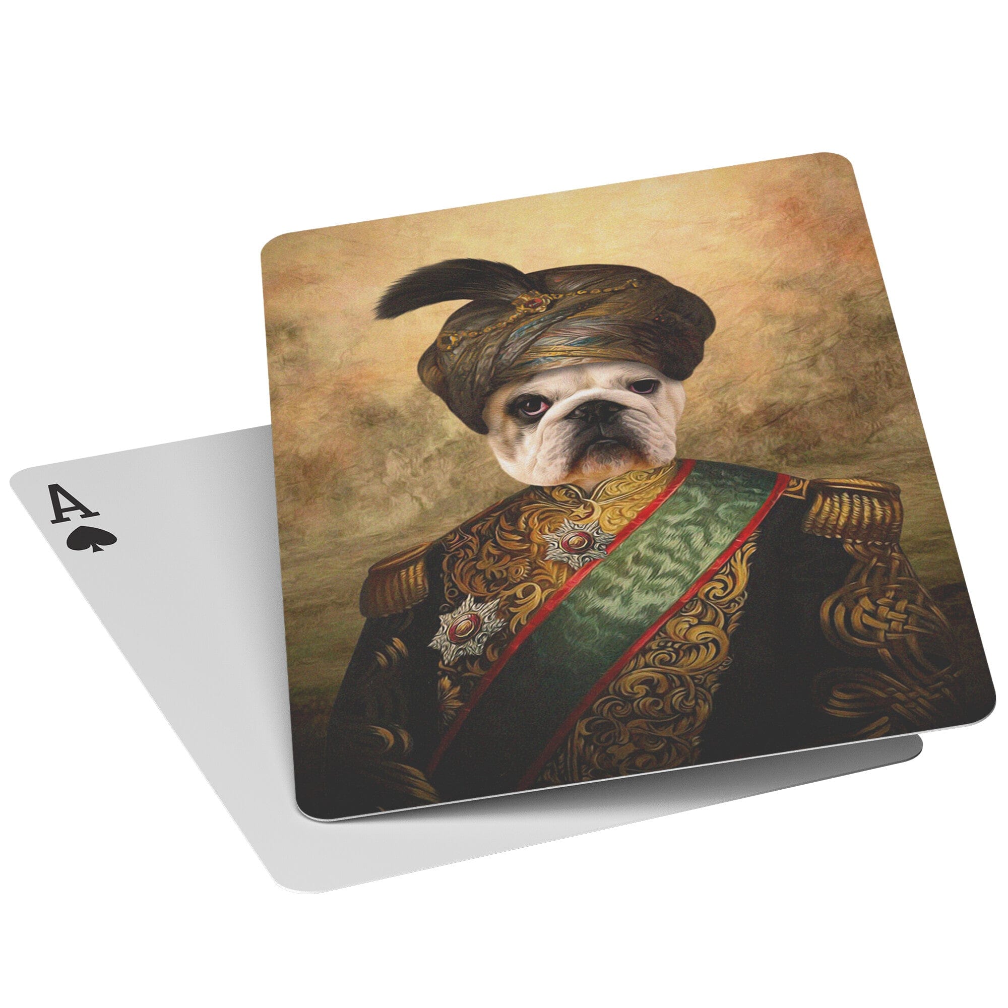 &#39;The Sultan&#39; Personalized Pet Playing Cards