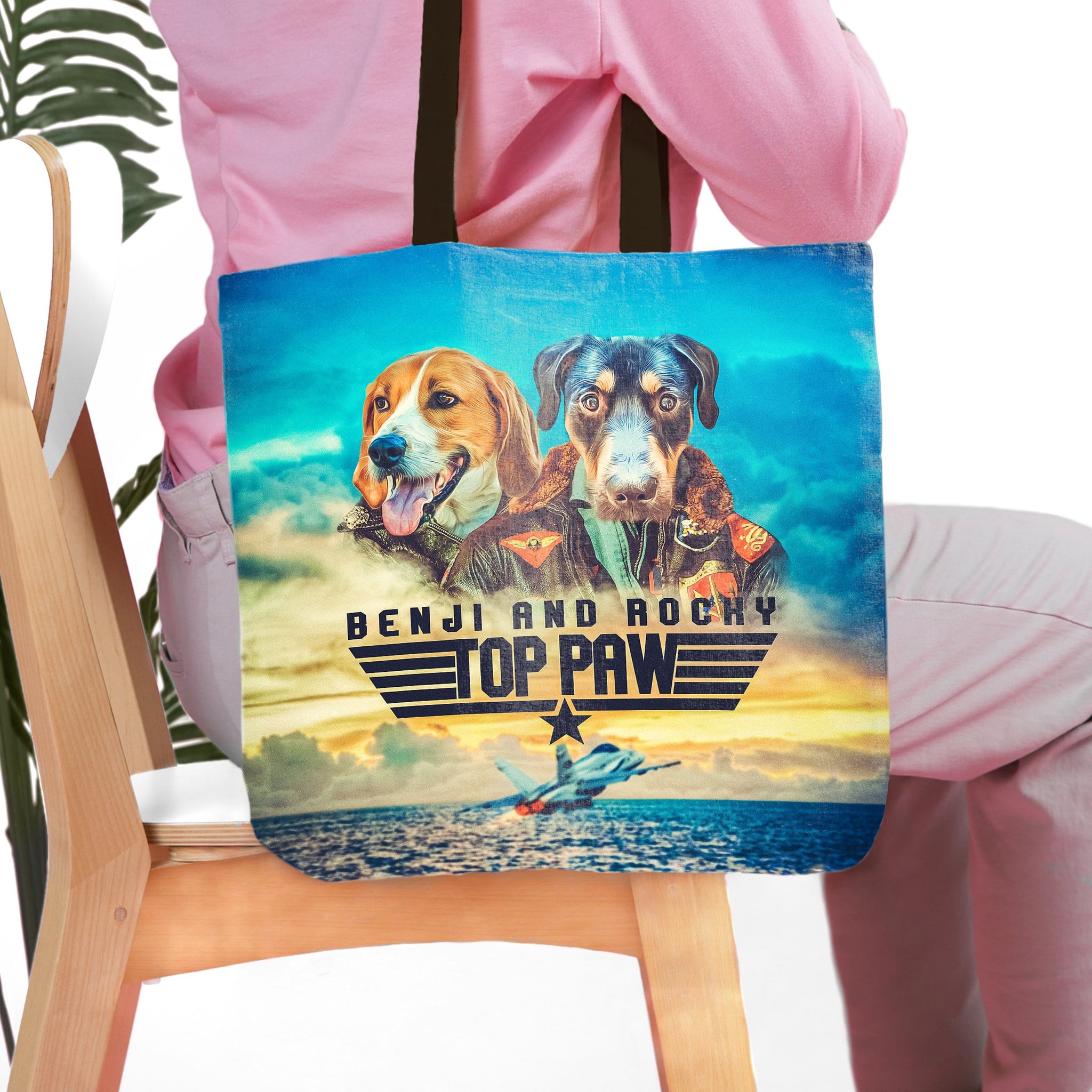 &#39;Top Paw&#39; Personalized 2 Tote Bag