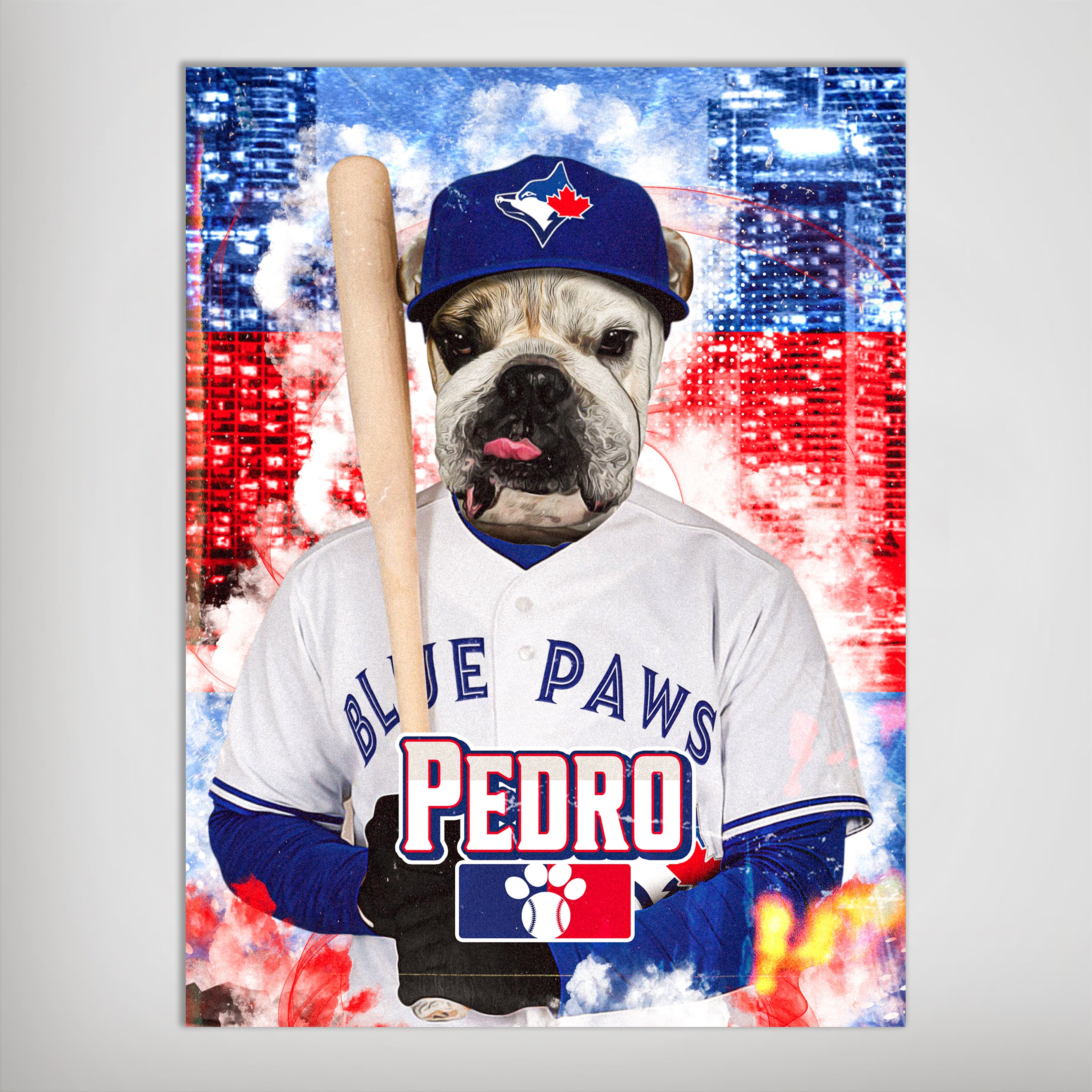 &#39;Toronto Blue Doggs&#39; Personalized Pet Poster
