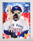 'Toronto Blue Doggs' Personalized Pet Poster