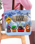 'South Bark' Personalized 4 Pet Tote Bag