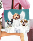 Bolsa de asas personalizada para 3 mascotas '3 Ángeles'