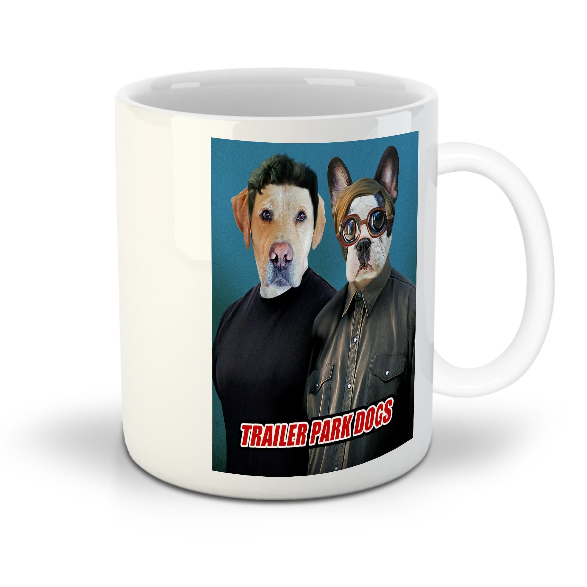 &#39;Trailer Park Dogs 1&#39; Custom 2 Pets Mug