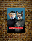 'Trailer Park Dogs 1' Personalized 2 Pet Poster