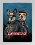 'Trailer Park Dogs 2' Personalized 2 Pet Blanket