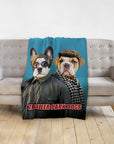 'Trailer Park Dogs 2' Manta personalizada para 2 mascotas 