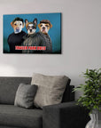 'Trailer Park Dogs 3' Lienzo personalizado para 3 mascotas