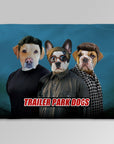 'Trailer Park Dogs' Personalized 3 Pet Blanket