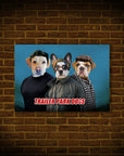 Póster Personalizado para 3 mascotas 'Trailer Park Dogs 3'