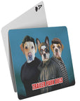 'Trailer Park Dogs 3' Naipes personalizados para 3 mascotas