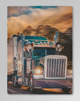 'The Truckers' Personalized 2 Pet Blanket